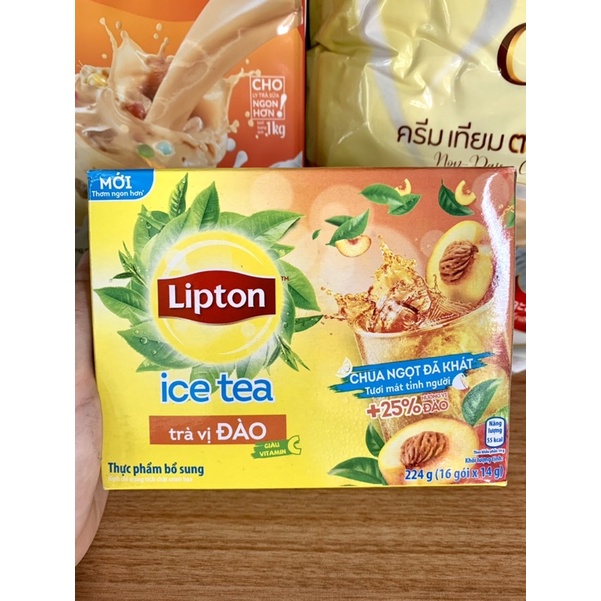 Trà Lipton Đào Hoà Tan-224g