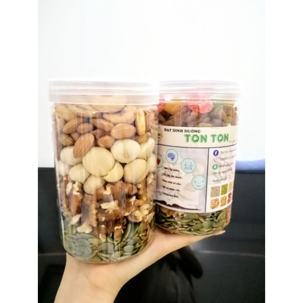 Mix hạt dinh dưỡng 1kg, hàng thật