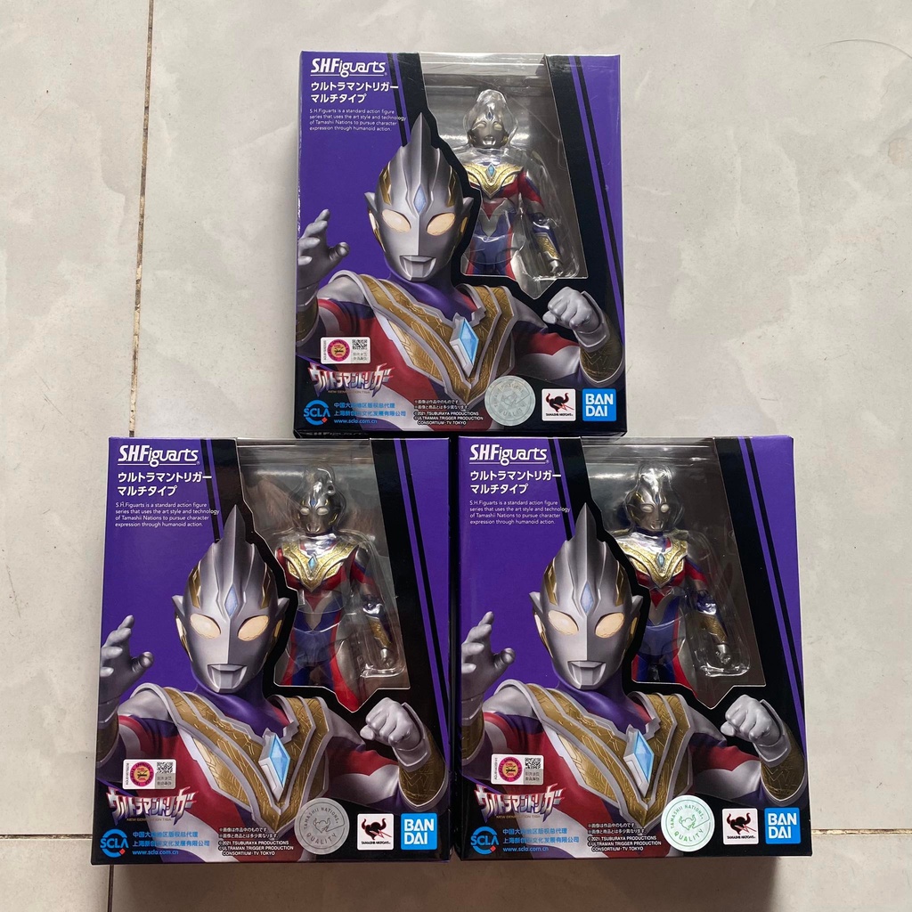 MÔ HÌNH CHÍNH HÃNG S.H.FIGUARTS SHF ULTRAMAN TRIGGER MULTI TYPE - NEW GENERATION TIGA