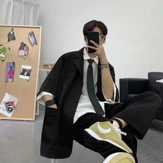 Áo Blazer tay lỡ Jack Lane