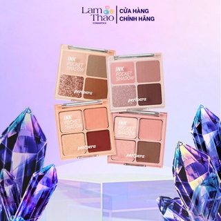Phấn Mắt 4 Ô Peripera Ink Pocket Shadow Palette