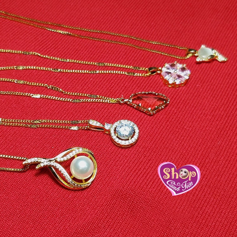 Mặt Dây chuyền Đính Đá Cao cấp Lấp lánh Rất Đẹp (Nhiều Mẫu)