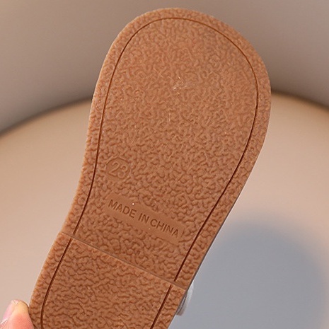 Giày búp bê bé gái trái tim mg baby chính hãng da mềm chống trượt thời trang đáng yêu (V-723)