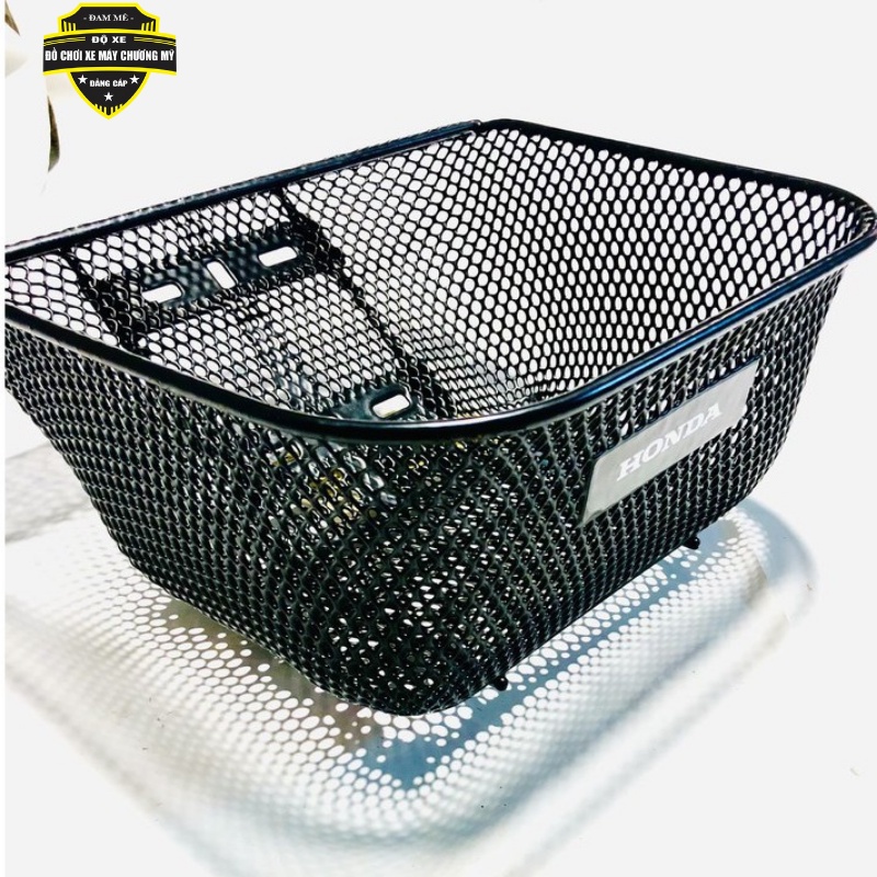 Giỏ Xe Máy- Rổ Wave Thái Nắp Cho Các Dòng Xe Wave Mẫu Mới 2021