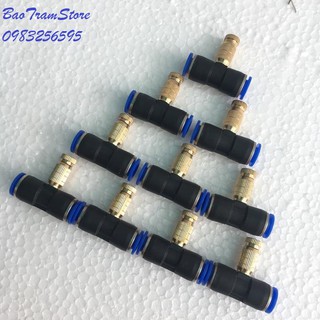Set 10 bộ bep phun sương bao gồm đầu bep và chân đế ngang nối ống