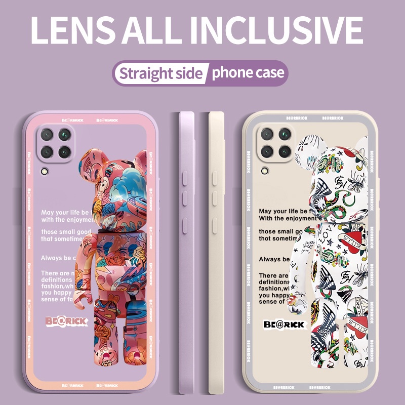Ốp Điện Thoại Silicone Mềm Họa Tiết Gấu Độc Đáo Cho Samsung Galaxy A12 A22 A32 A52 A72 4G 5G A52S M12 M32 F22