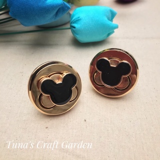Khoá xoay hình Mickey/ Khoá túi handmade