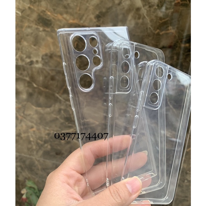 Samsung S23,S22, S22 Plus, S22 Ultra_Ốp lưng dẻo Gor TPU Silicon trong suốt bảo vệ camera cao cấp