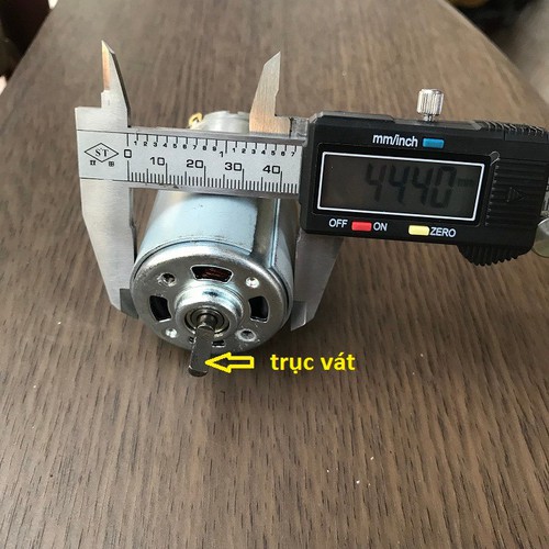 Moto 775 siêu khỏe chạy điện -12 - 24v