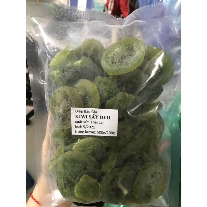 Freeship 100gr kiwi sấy chua ngọt