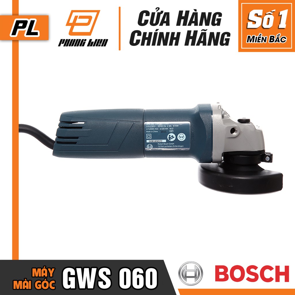 Máy Mài Góc Bosch GWS 060 (670W) - Hàng Chính Hãng