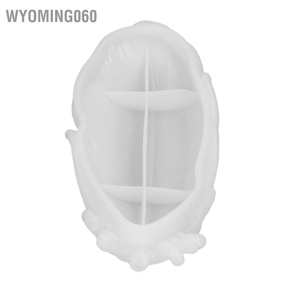 Wyoming060 DIY Dish Plate Mold Jewelry Storage Silicone Fruit Tray for Household Kitchen