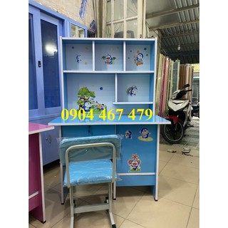 BÀN HỌC SINH VÁN ÉP OKAL - 1M - CÓ GHẾ - GIÁ TỐT - xanh dương