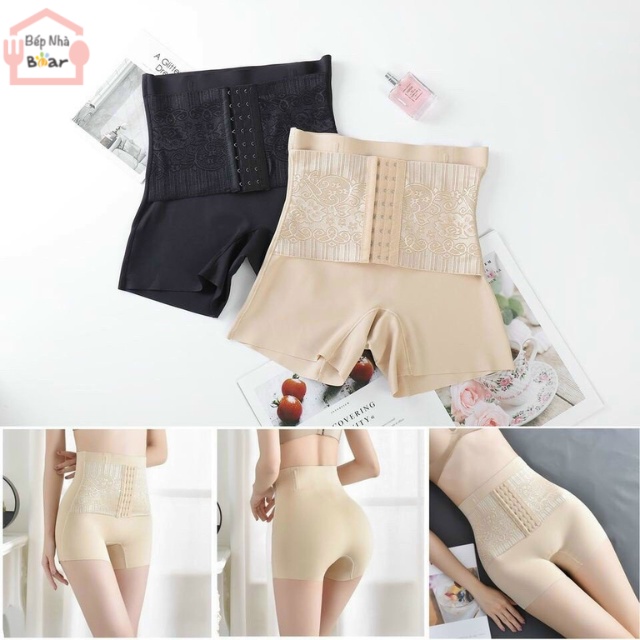 Quần gel bụng mắc cài Quần gel định hình vùng Bụng dưới sát người không lộ BẾP NHÀ BEAR