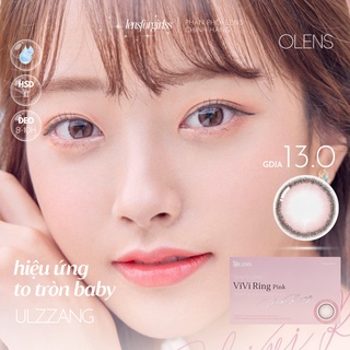 Kính áp tròng Viviring Pink chính hãng Olens (Hạn sử dụng 1 tháng)