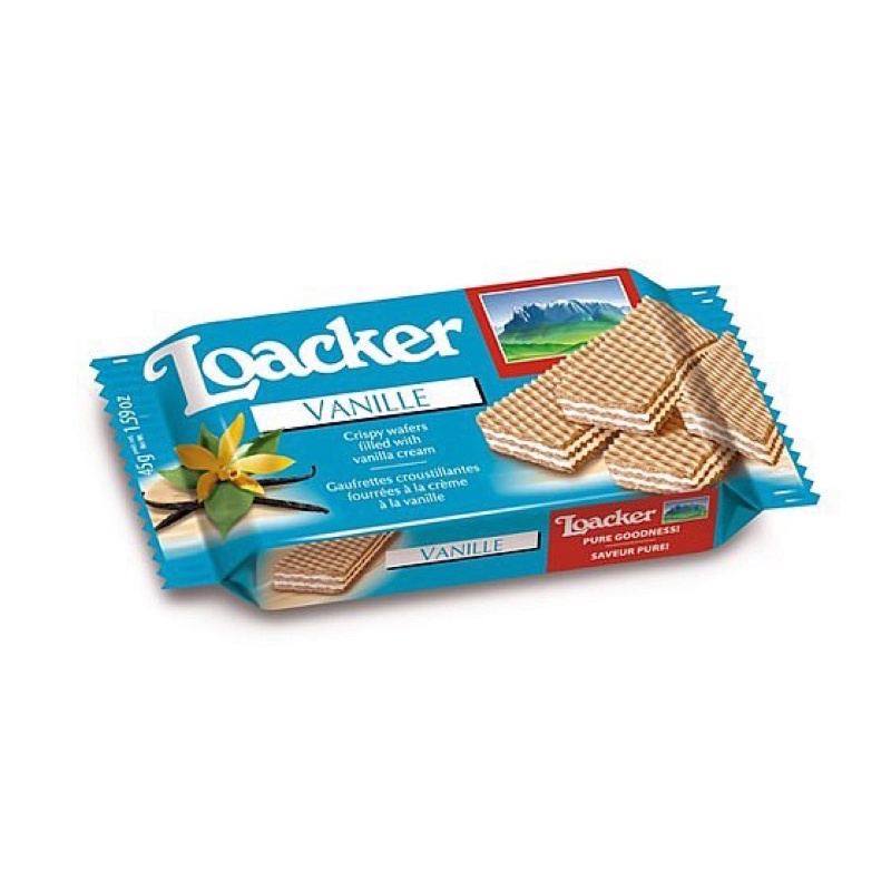 Bánh Xốp Loacker Ý 45g Cacao  - Vanilla -