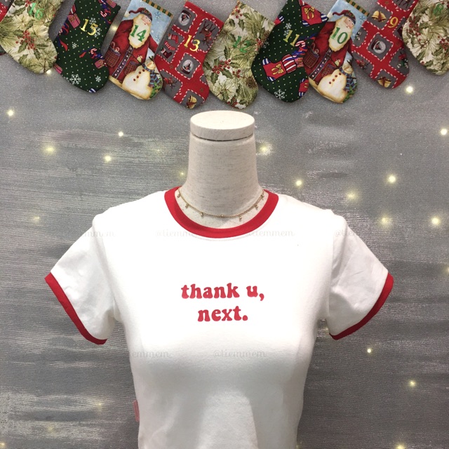 Thank U , Next- Tiệm Mềm Croptop