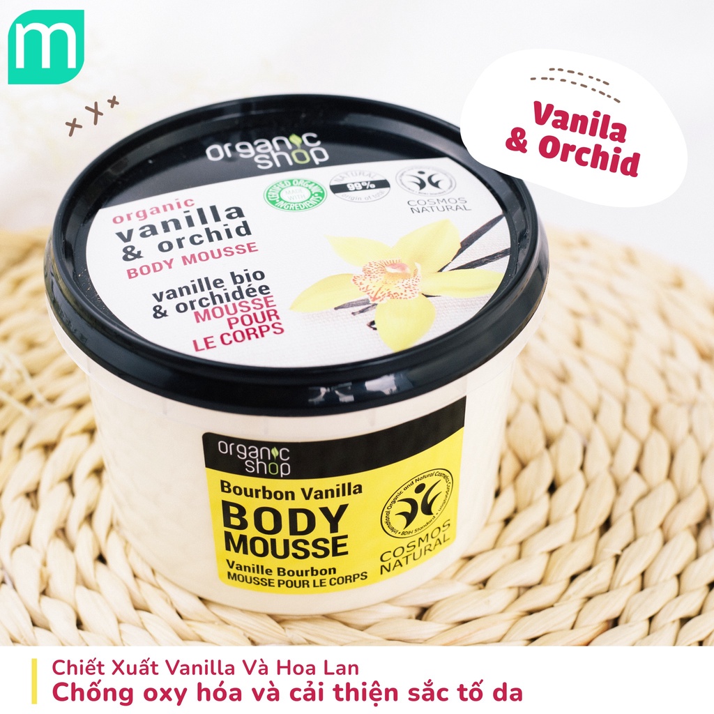 Dưỡng Thể Organic Shop 250ml