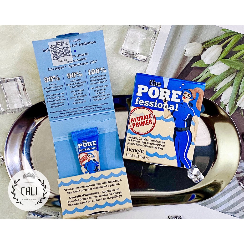 Kem lót 💖 FREESHIP 💋  Kem lót Benefit Pore xanh 3ml chính hãng [ Minisize ] CAROLLIN BEAUTY