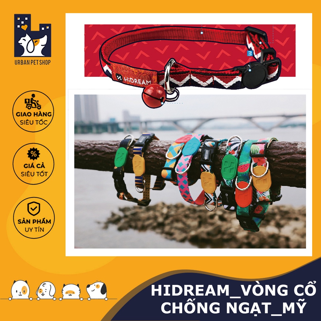𝗨𝗿𝗯𝗮𝗻_𝗤𝗭𝗲𝗲_𝗛𝗜𝗗𝗥𝗘𝗔𝗠_Vòng cổ cao cấp chống ngạt cho thú cưng