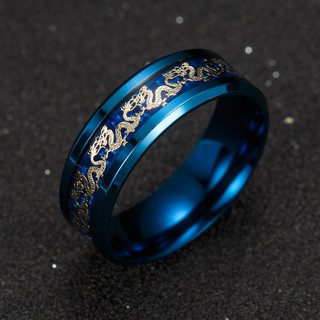 Nhẫn rồng viền xanh cực chất