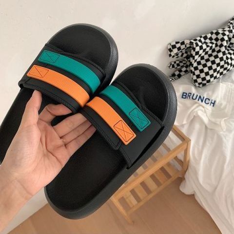 Đôi dép quai ngang chống trượt khử mùi hôi phong cách Hàn Quốc thời trang mùa hè cho nữ