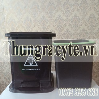 Thùng rác y tế đạp chân 30 lít