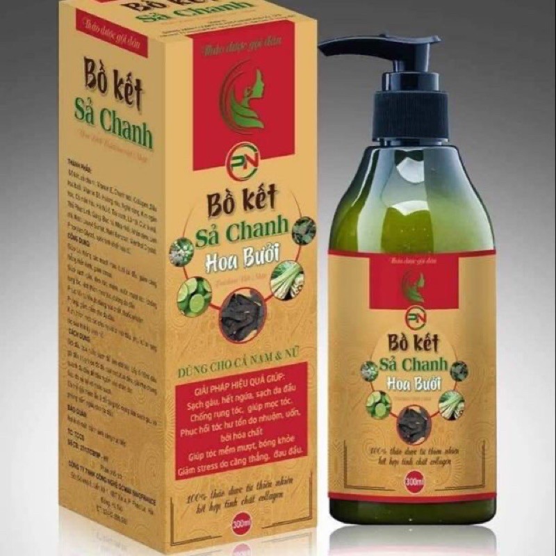 [CHÍNH HÃNG 100%] DẦU GỘI BỒ KẾT -SẢ CHANH -HOA BƯỞI