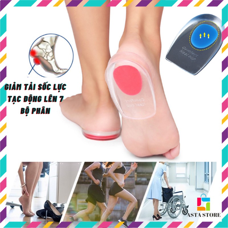 [Có sẵn] Đế tản trọng lực COMFORT HEEL- Tăng Chiều Cao 1.1cm