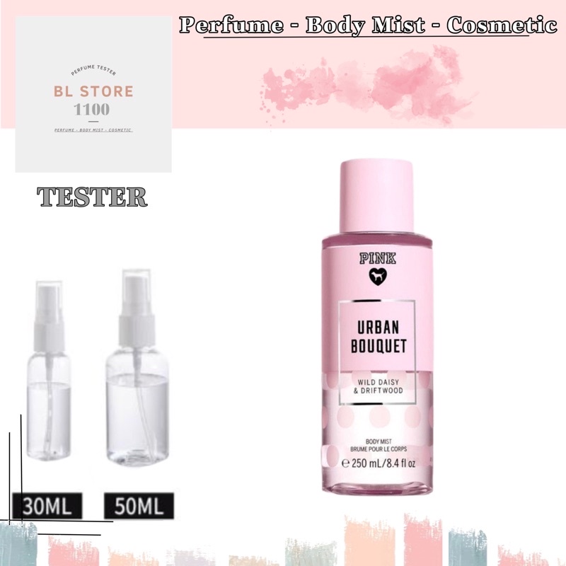 [BL] Xịt Thơm Toàn Thân Victoria's Secret PINK Urban Bouquet Body Mist 250ml (Mỹ) - ( Mẫu dùng thử 10ml/30ml/50ml)