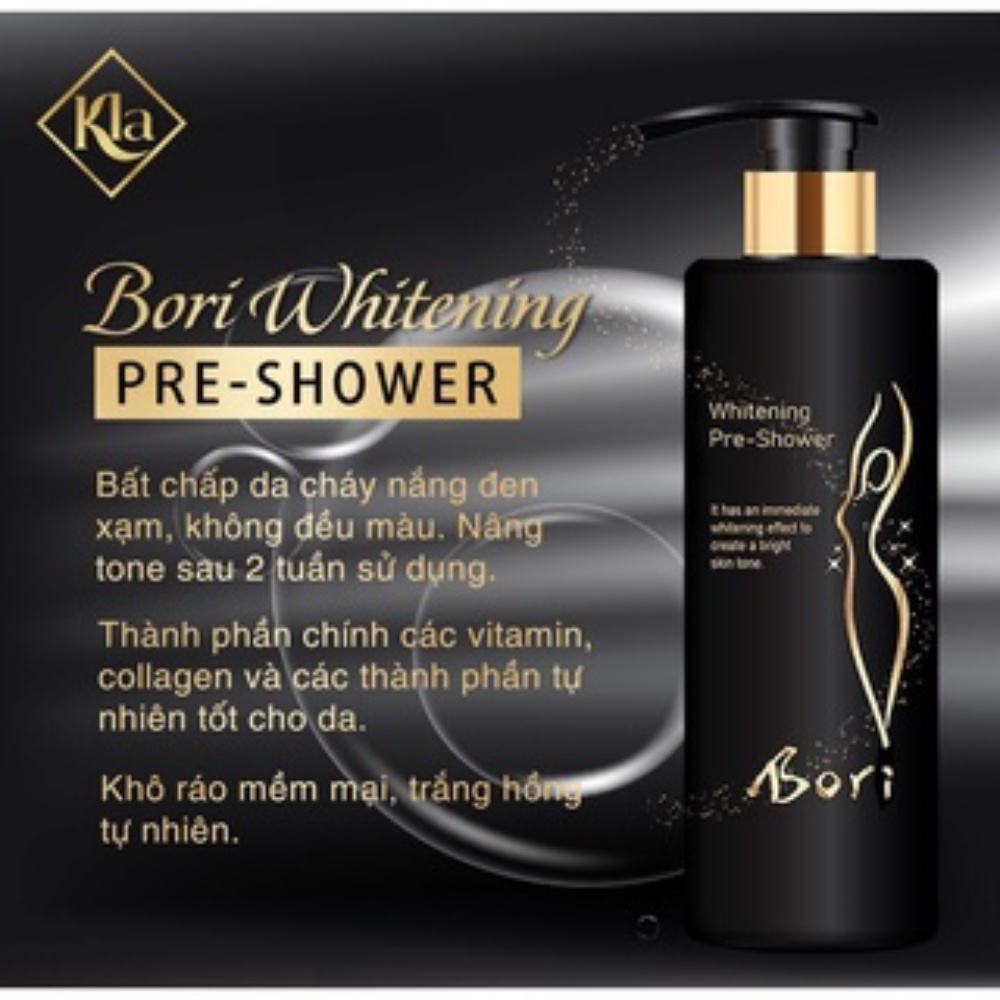 Sữa Tắm Trắng Da BORI, Sữa Tắm Nước Hoa Siêu Trắng, Dưỡng Ẩm Hiệu Qủa Ngay Lần Đầu Sử Dụng [ Auth ]