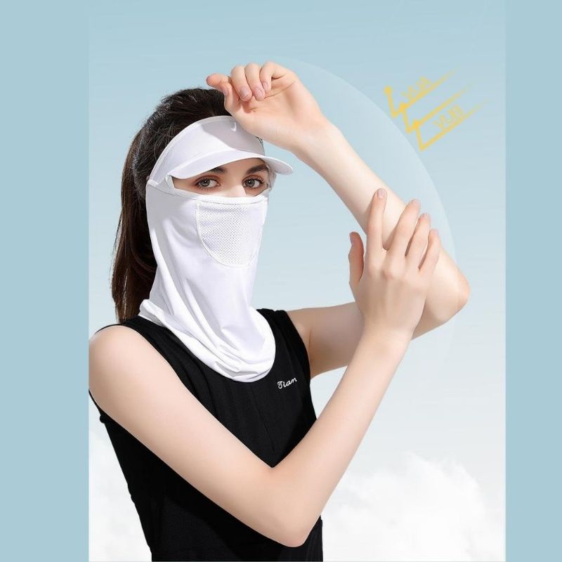 Khăn chùm chống nắng Glovejoy Hàn Quốc chất thun lạnh cao cấp  , chống tia UV , thoáng khí , cực mát