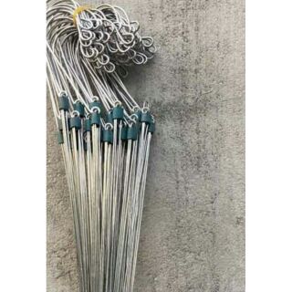 100 cái móc kẽm treo chậu dài 70cm