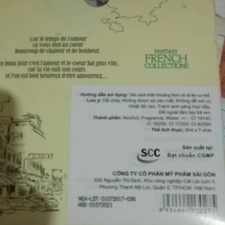 Nước hoa nữ mini 8ml ( giá mỗi chai)