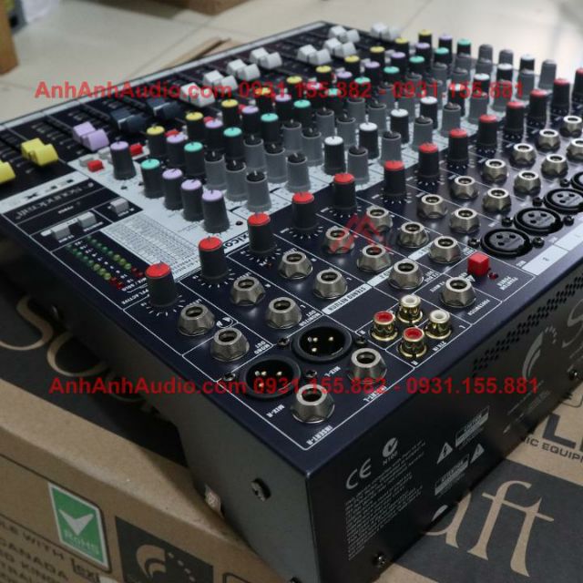 MIXER BÀN SOUNDCARFT 8 LINE EFX8 
- HÀNG NHẬP LOẠI 1