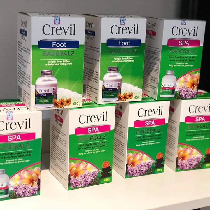 [Nhập Mã AZGOODSPA Giảm Ngay 30k] Muối Tắm Khoáng Spa Crevil Tẩy Da Chết,Giúp Da Mềm,Mịn