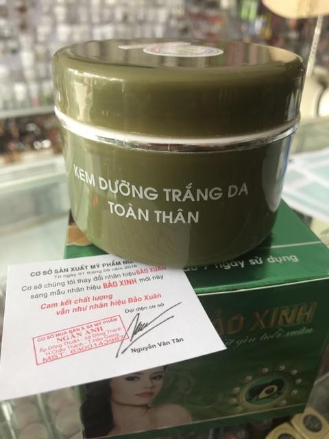 Kem dưỡng trắng da toàn thân Bảo Xinh (80g)