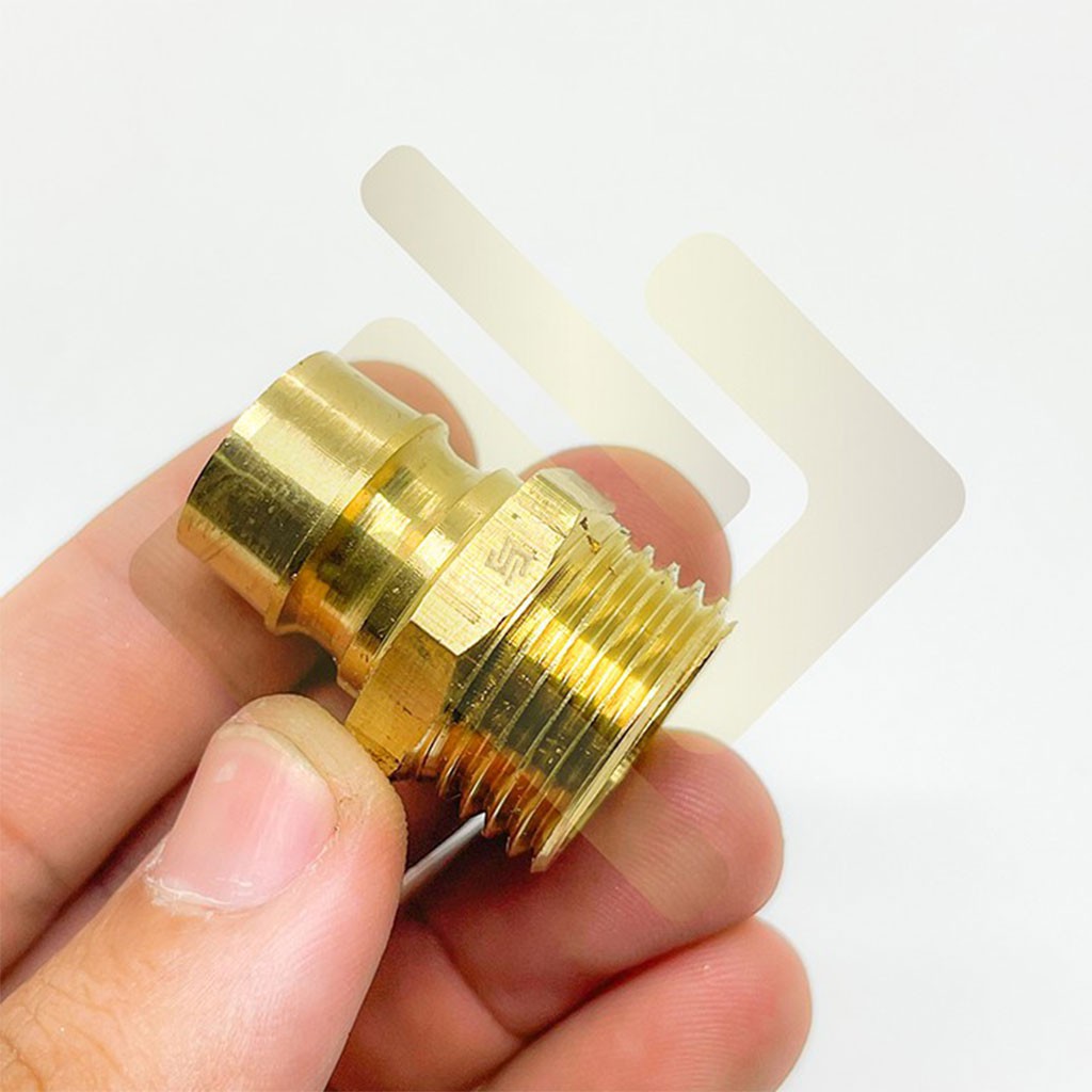 Phụ Kiện Máy Giặt Đầu Ren Ngoài G 1/2 21 Nối Nguồn Cấp Nước Vào Dây Máy Giặt Béc Búp Nối Nhanh Bằng Đồng