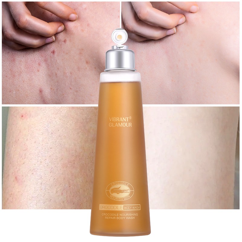 Sữa Tắm VIBRANT GLAMOUR Crocodile Dưỡng Ẩm Làm Trắng Chăm Sóc Phục Hồi Da 200ml