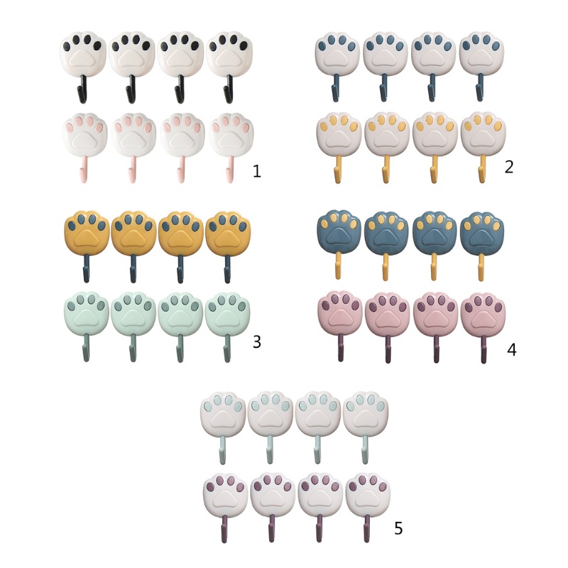 QQ Móc Treo Đồ Dán Tường Không Cần Khoan Tiện Dụng Cho Nhà Bếp / Phòng Tắm