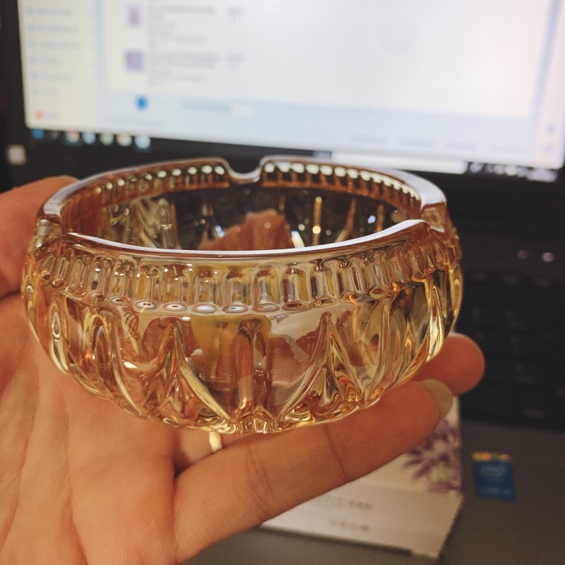 Gạt tàn thuốc lá thủy tinh Glass Ware, Gạt tàn thủy tinh vuông,tròn có nhiều mẫu lựa chọn