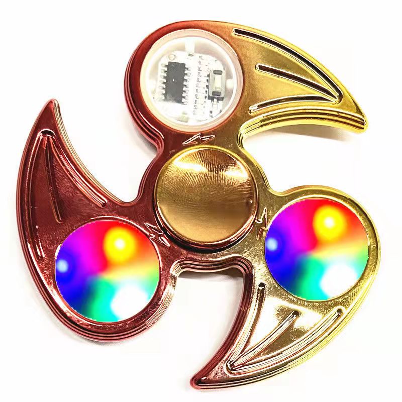 Con Quay Đồ Chơi Fidget Spinner Với ĐèN LED GiúP GiảM Stress Cho Trẻ Em