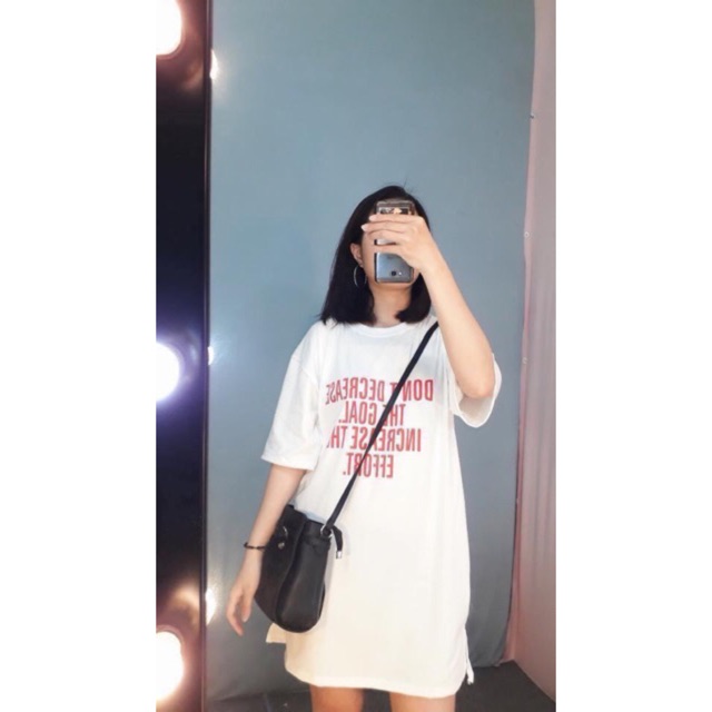 Váy chữ xuông dáng rộng cotton cho chị em dưới 56kg