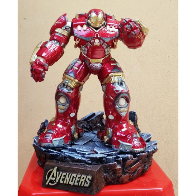 HulkBuster người sắt Ironman - Mô hình tượng nhân vật Người Khổng Lồ Xanh Hulk Mavel toàn thân Hulk Buster Iron Man 32cm