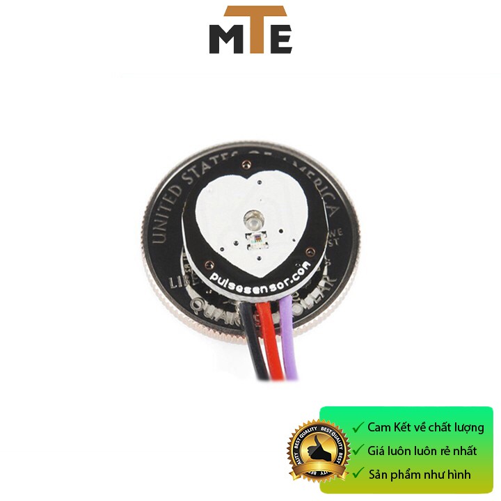 Mạch cảm biến nhịp tim Pulse sensor - Module Arduino