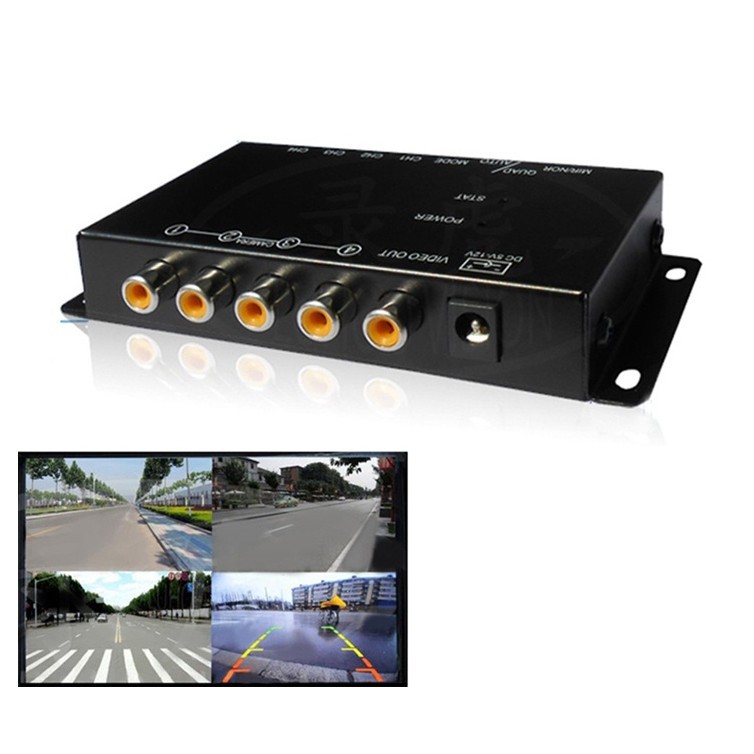 Bộ chia 4 màn hình camera cho Ô tô | BigBuy360 - bigbuy360.vn