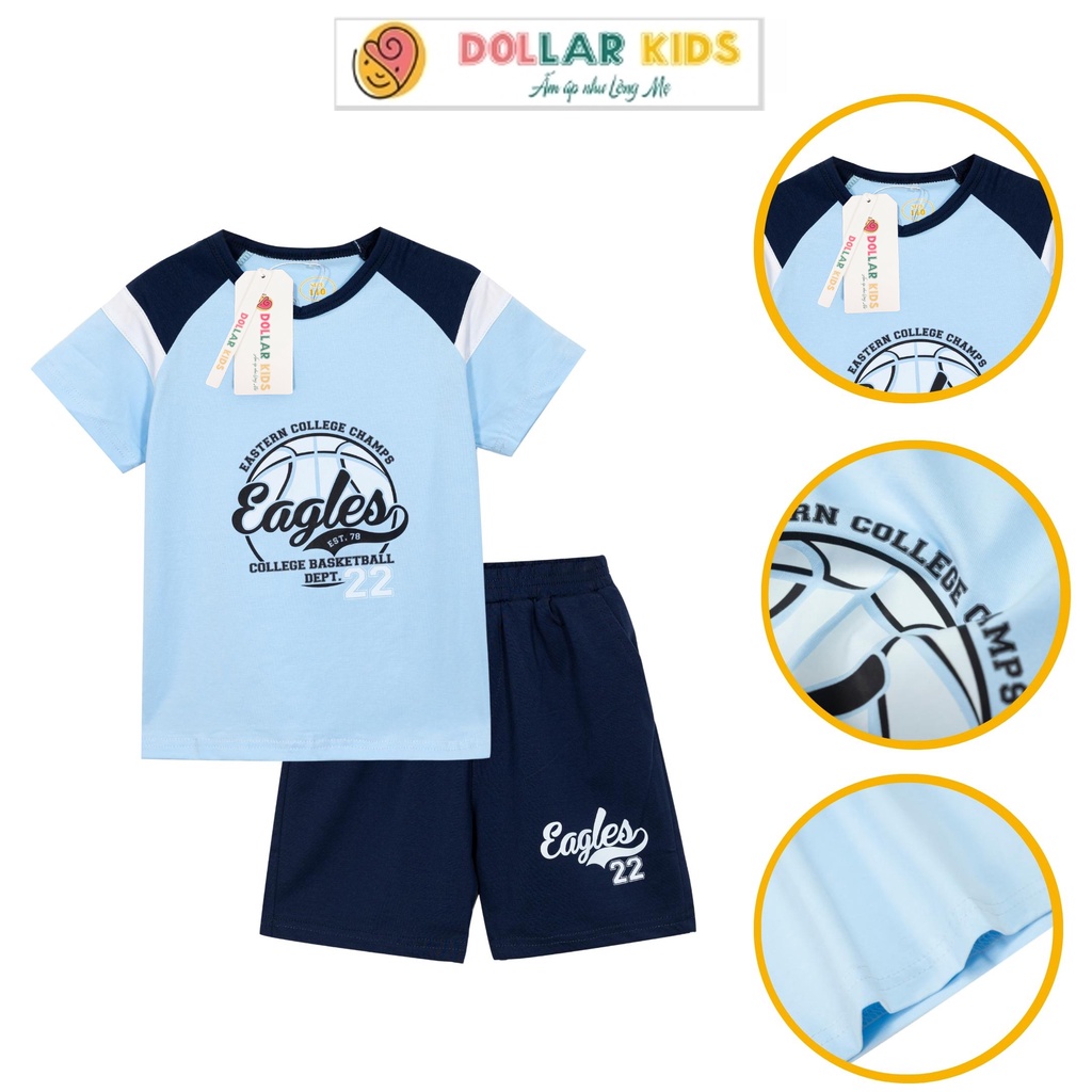 Đồ Bộ Bé Trai Dollarkids 100%Cotton Từ 10Kg Đến 48kg