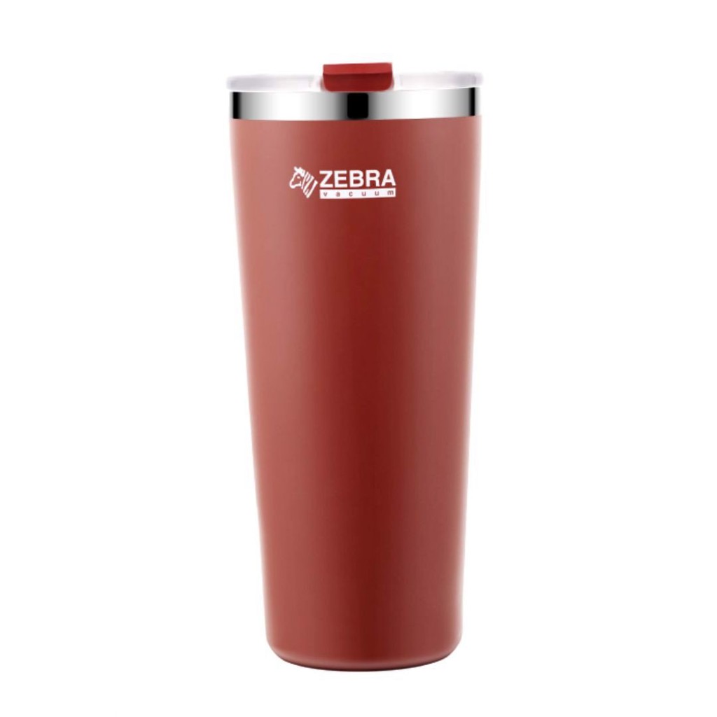 Ly giữ nhiệt inox zebra Thái Lan tặng kèm túi vải có quai đeo 870ml - 112702 màu đỏ