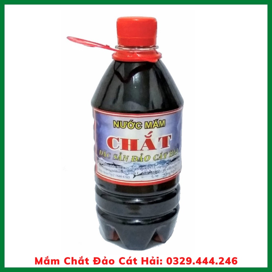 Nước Mắm Chắt Cá Quẩn Cát Hải (0.5 lít)