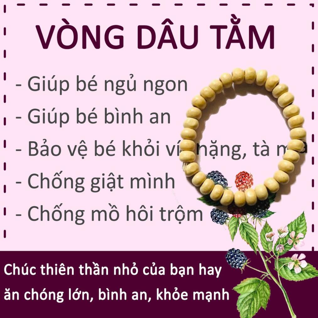 Vòng Dâu Tằm Cho Bé | Chống Giật Mình, Giúp Bé Bình An, Bảo Vệ Bé - shop Bà Điểm